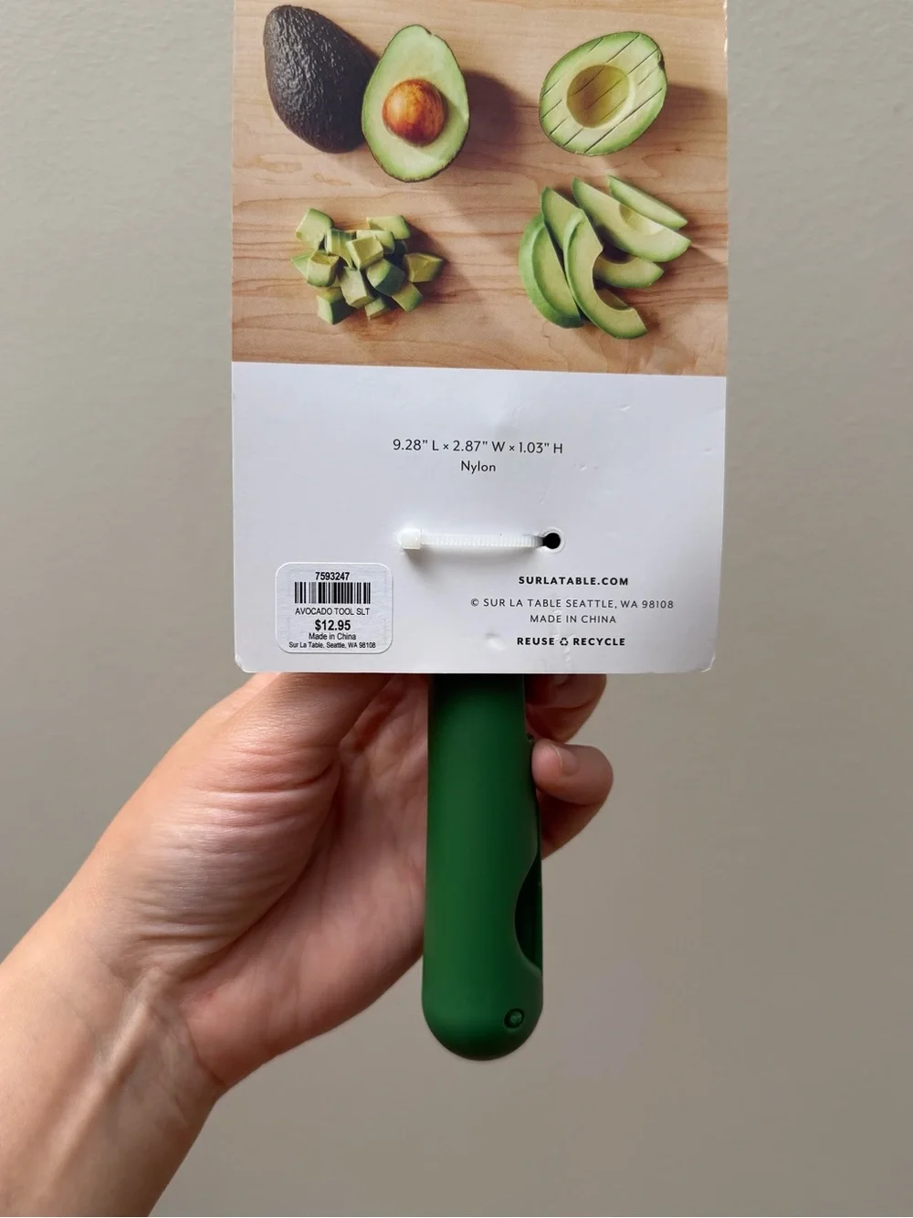 Sur La Table 3-in-1 Avocado Tool in Green Handle